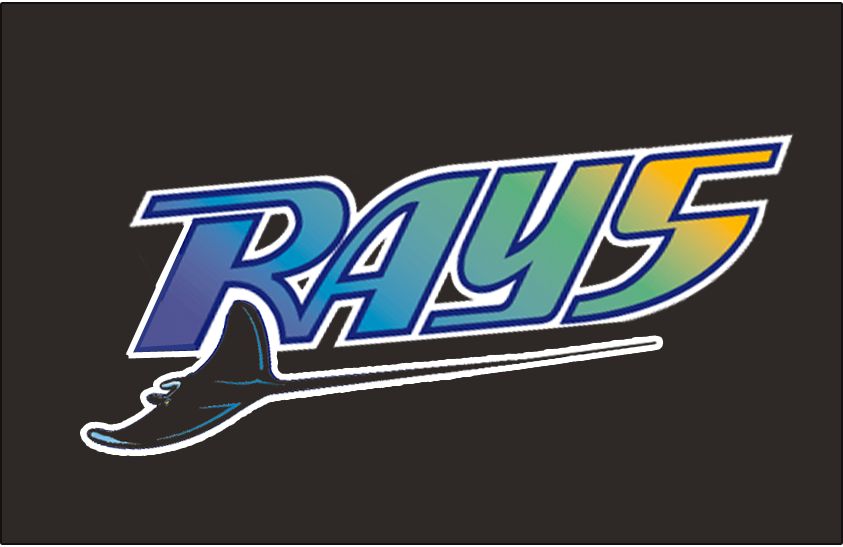 Tampa Bay Rays 1999-2000 Batting Practice Logo iron on paper